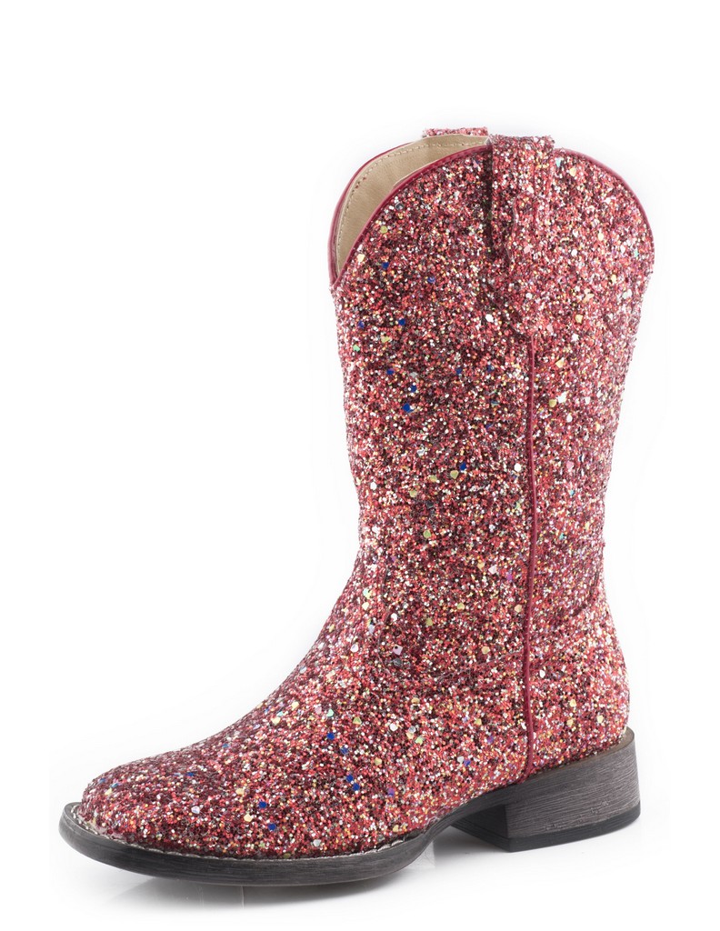 Red glitter cowboy boots hot sale