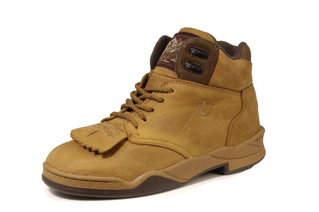 Roper Men\'s Brown Lwather Hiking Or Work Boots Size 12 Double H Men main image 4