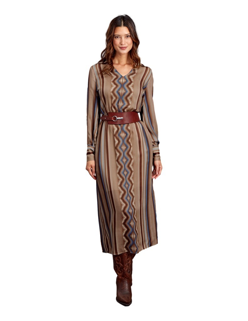 serape maxi dress Melrose Satin Chiffon Maxi Dress