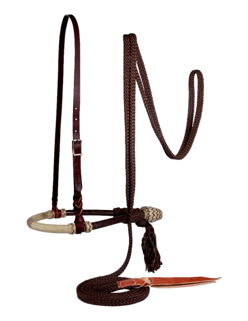 Professionals Choice Bosal Mecate Set Blood Knot Latigo Hanger 8170