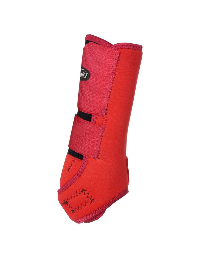 4 Bottes De Sport Cheval Tough 1 – Violettes – Taille Grand équin – Modèle 64-19000M
