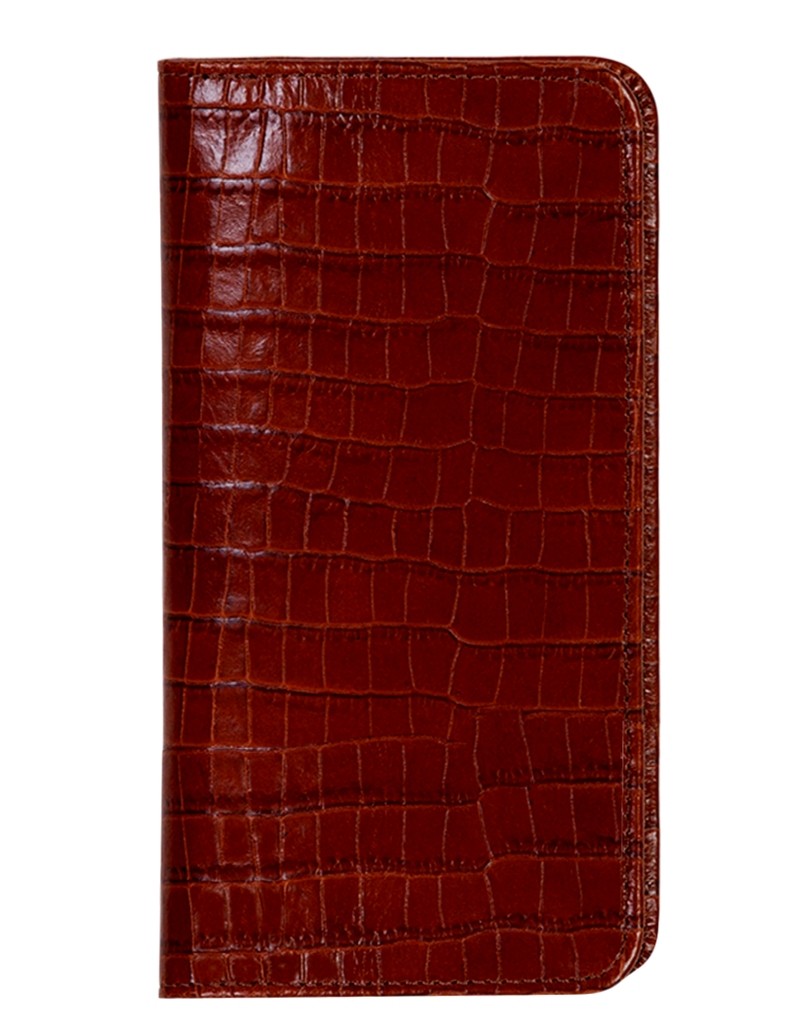 Scully Notebook Exotic Print Leather Pocket Blank 05_1008B_0