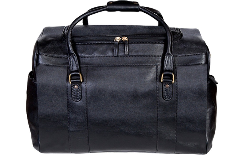 Scully Western Duffel Bag Luggage Leather Zipper Top Handles 05_118_07