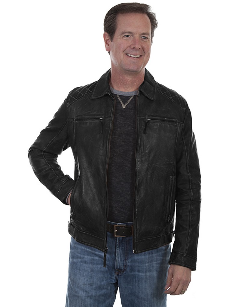 ジャケット・アウター scully western jacket Scully Men's Retro Western Jacket - P-656BLK 36 REG US Black