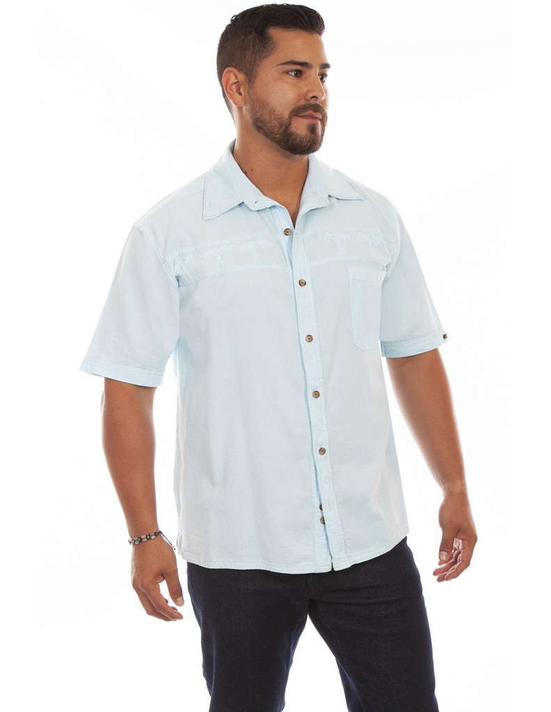 mens short sleeve embroidered western shirts