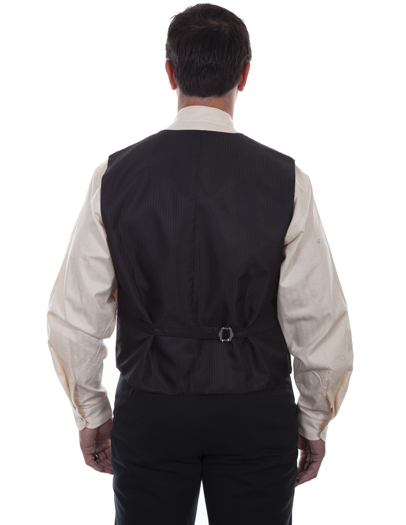 Scully Western Vest Men Paisley Cover Button Formal Rangewear F0_RW093 - Picture 8 of 10