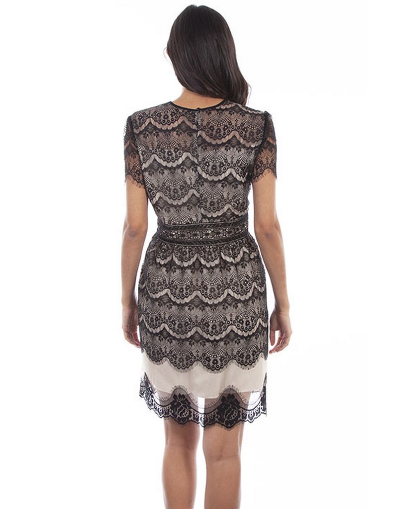 Scully Women's Above Knee Lace Western Dress