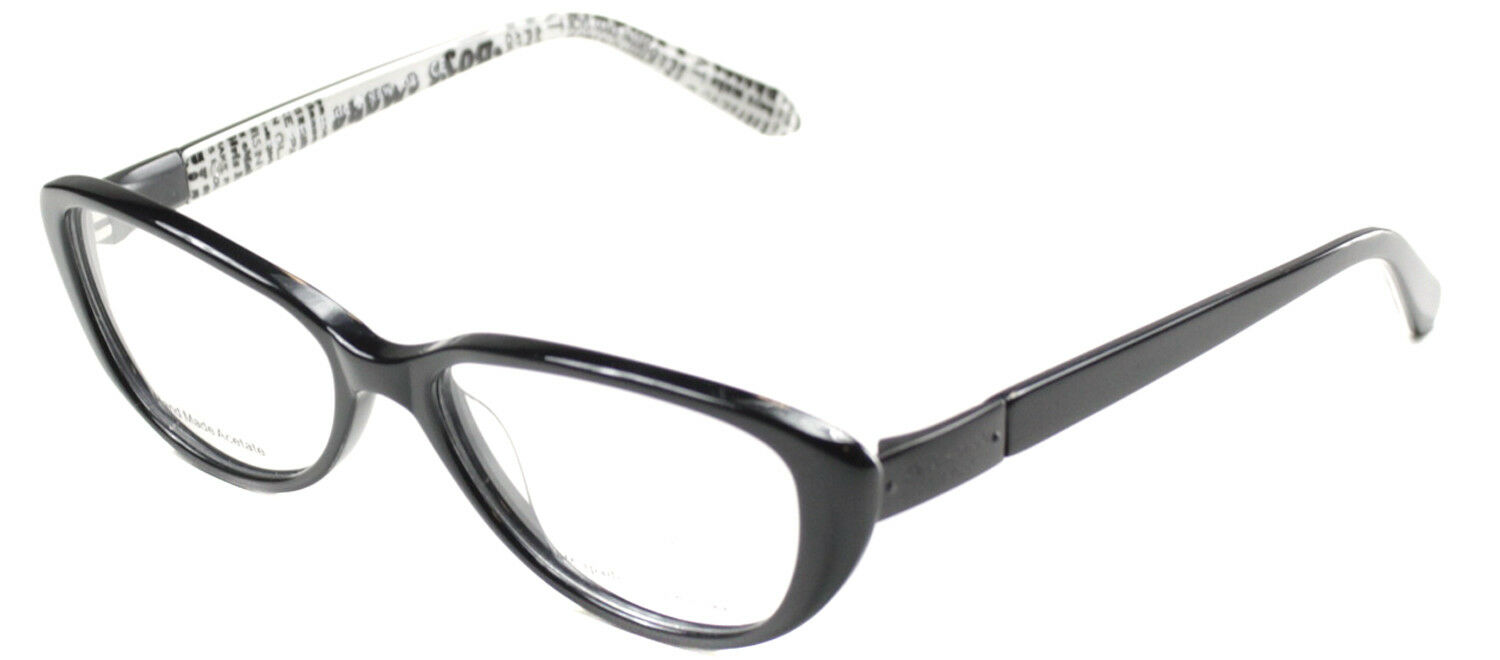 Authentic Kate Spade Finley W08 Black Cat Eye Plastic Eyeglasses 51mm
