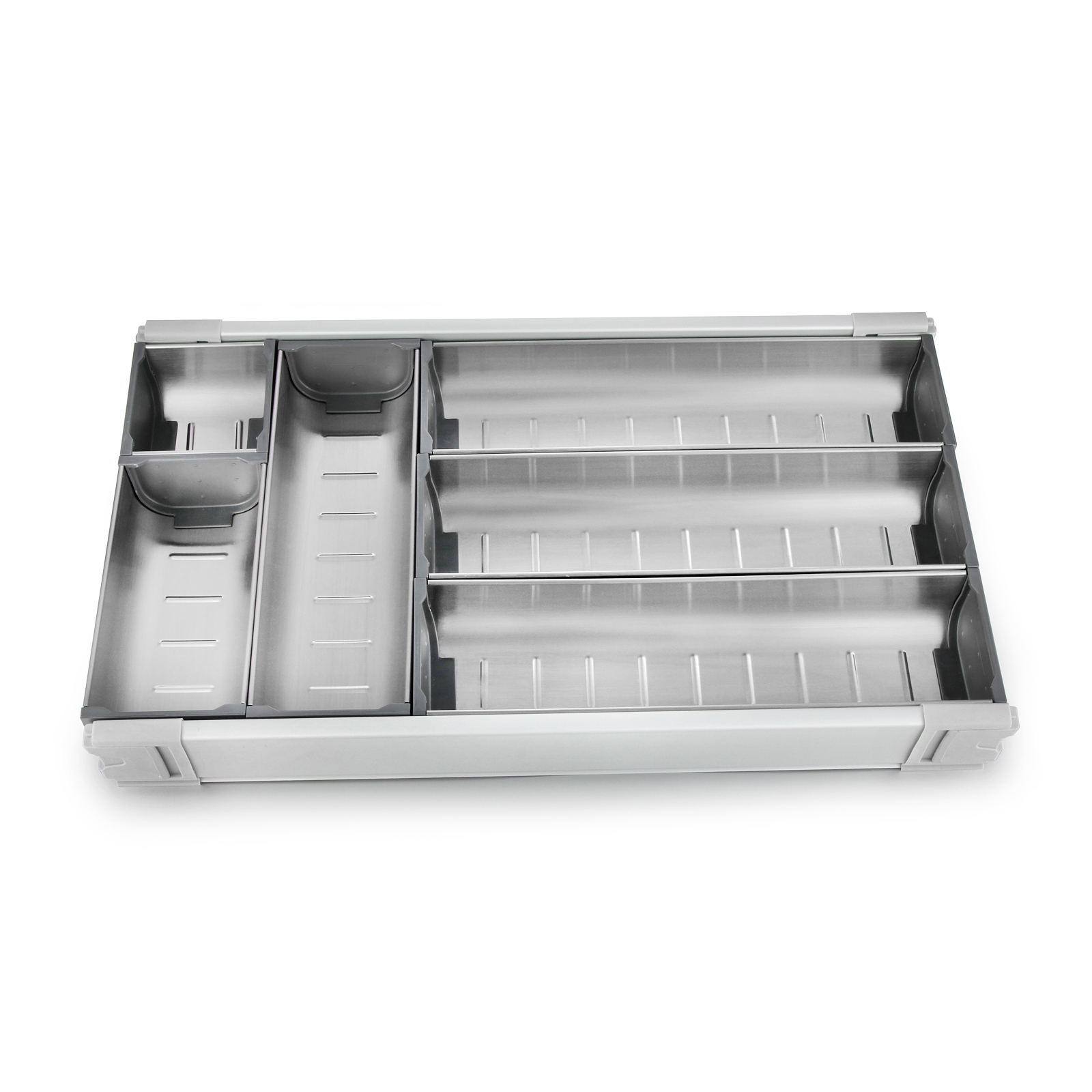 Drawer Insert Cabinet Cutlery Tray Storage Utensils Box Stainless