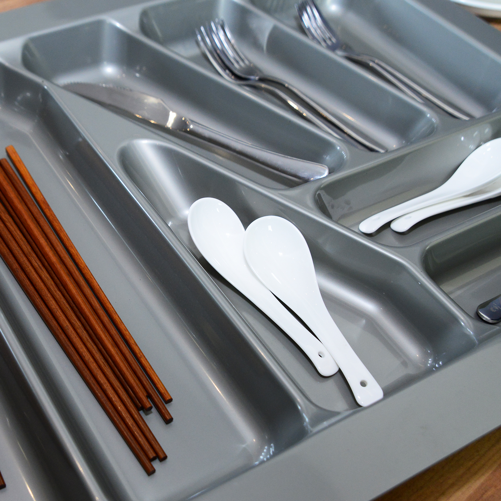 Cutlery Tray Insert Utensil Drawer Divider Organiser 700mm