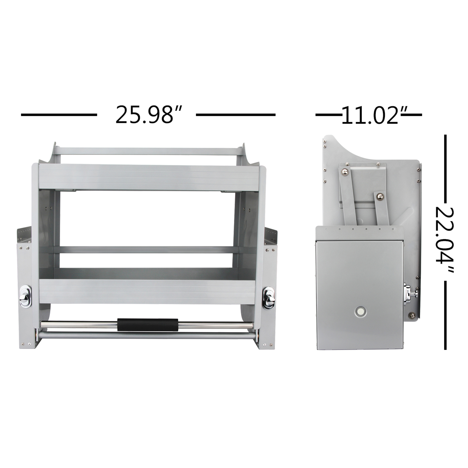 pull down storage shelf