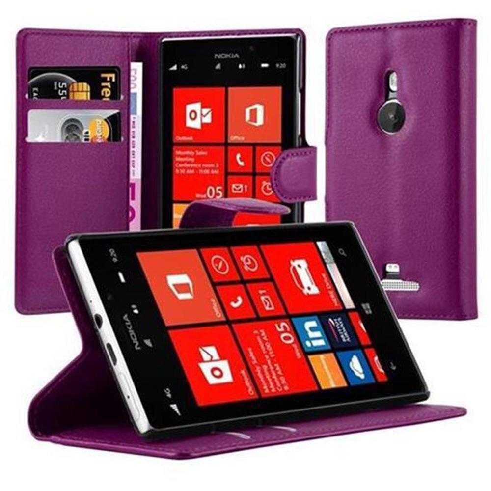 Case for Nokia Lumia 925 Protection Book Wallet Phone Cover Magnetic - Picture 17 of 31