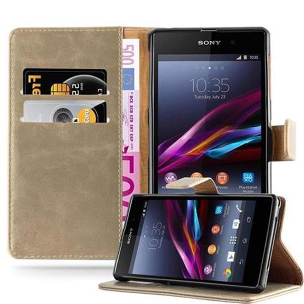 Case for Sony Xperia Z1 Protection Wallet Cover Magnetic