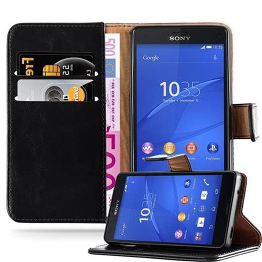 Hülle für Sony Xperia Z3 COMPACT Schutz Wallet Cover Magnet Luxus Book