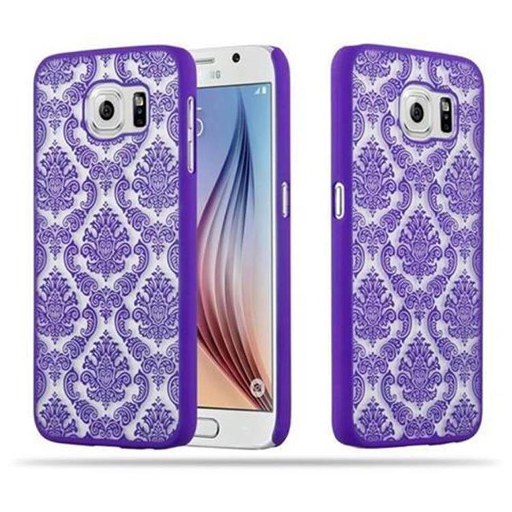Funda Rígida para Samsung Galaxy S6 Protección Cubierta Flor Cachemira Anti Arañazos - Imagen 28 de 37
