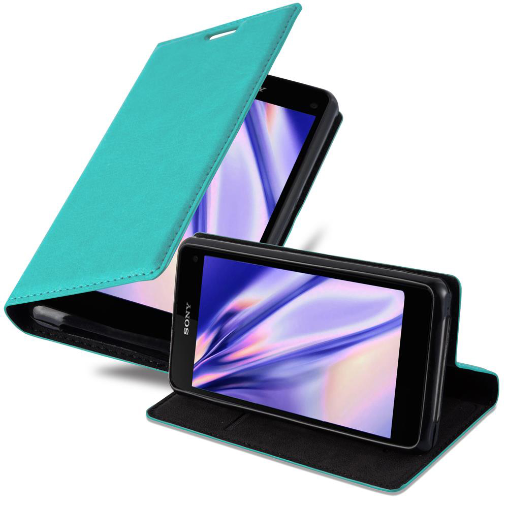 Funda para Sony Xperia Z1 COMPACT Estuche Móvil Protección Teléfono Magnético - Imagen 9 de 15