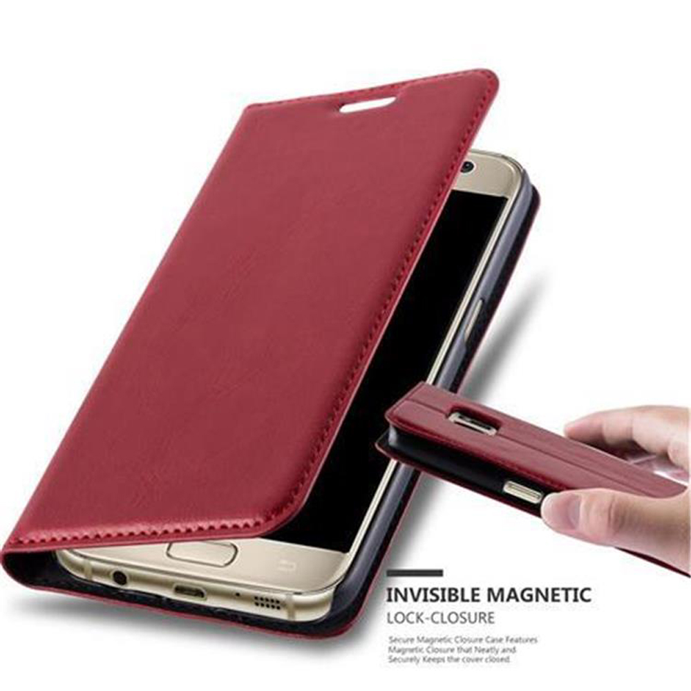 Case for Samsung Galaxy S7 Cover Protection Book Wallet Magnetic Book - Photo 2 sur 47