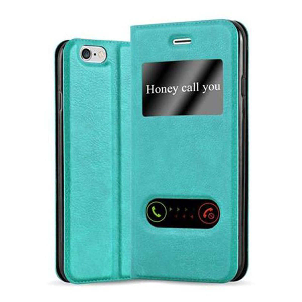 Custodia per Apple iPhone 6 / 6S Portafoglio Protettiva Magnetica Cover Libro - Foto 27 di 33