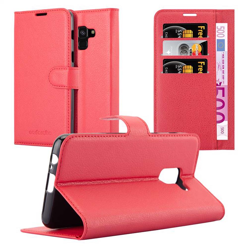 Case for Samsung Galaxy A8 2018 Protection Book Wallet Phone Cover Magnetic - Picture 2 of 13