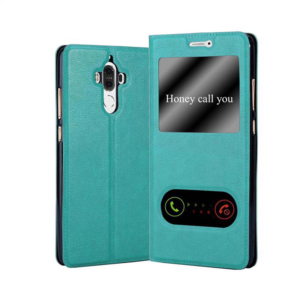 Funda para Teléfono Huawei MATE 9 Protección Ventana Libro Billetera - Imagen 10 de 17