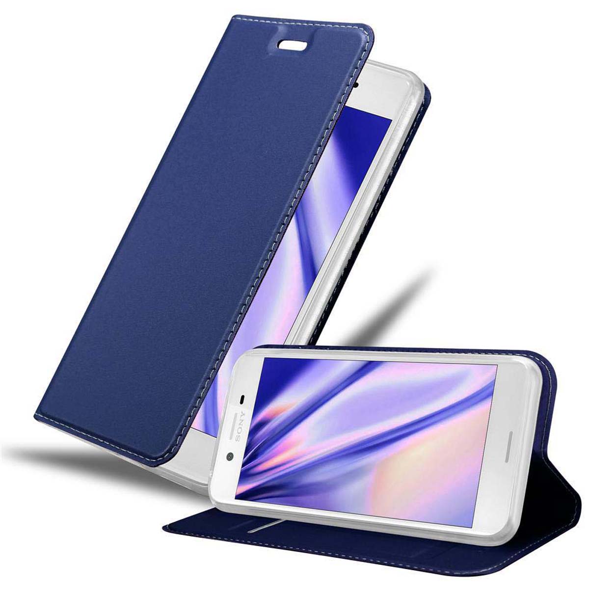 Hülle für Sony Xperia X Handyhülle Schutz Ständer Wallet Magnet - Bild 11 von 37
