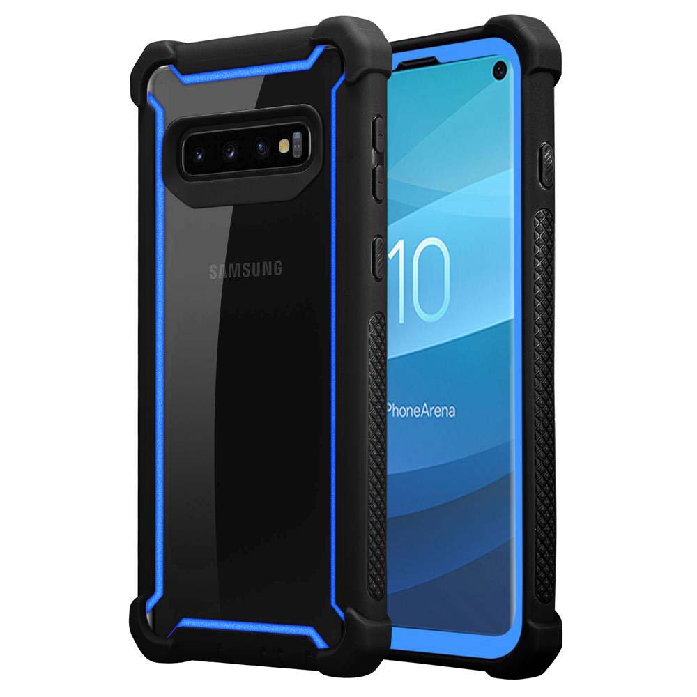 Case for Samsung Galaxy S10 4G 2-in-1 Protection Phone Cover TPU Silicone - Photo 11 sur 19