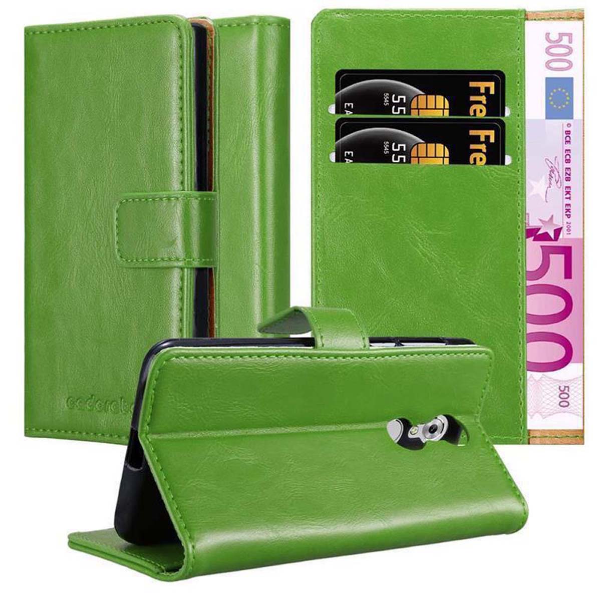 Case for ZTE Axon 7 MINI Protection Wallet Cover Magnetic Luxury Book