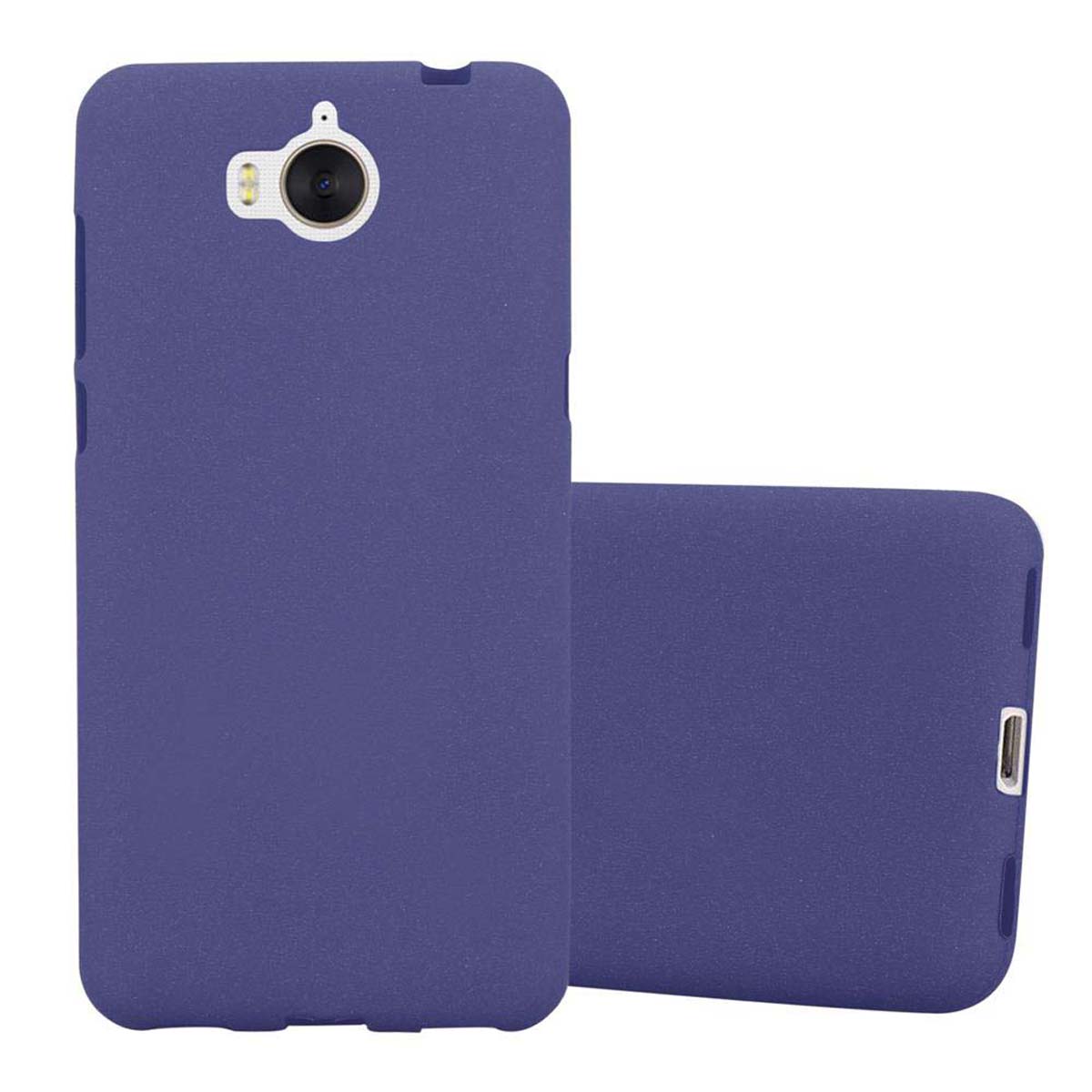 Hülle für Huawei Y6 2017 Schutz Handyhülle TPU Silikon Slim - Bild 1 von 9