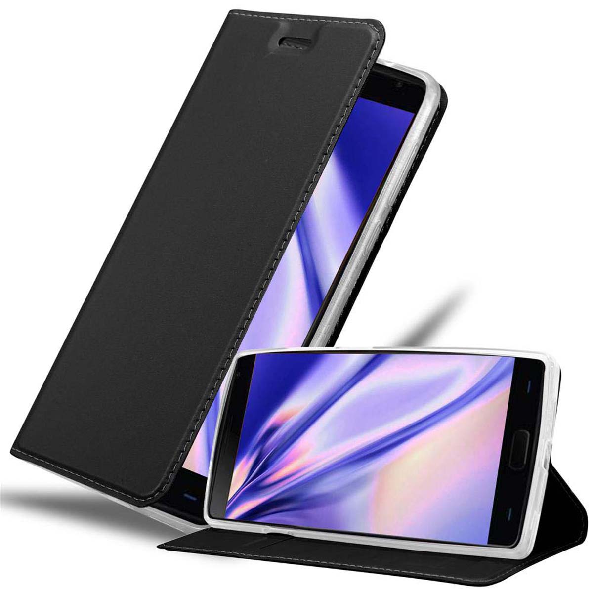 Custodia per OnePlus 2 Cover Portafoglio Protettiva Magnetica Case - Foto 3 di 4