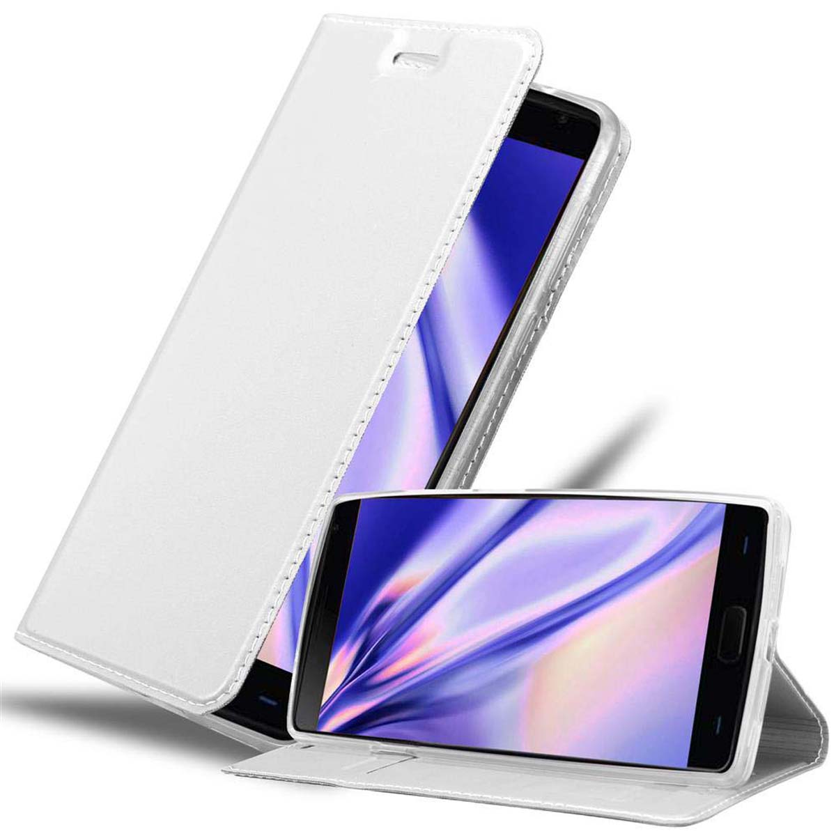 Custodia per OnePlus 2 Cover Portafoglio Protettiva Magnetica Case - Foto 2 di 4
