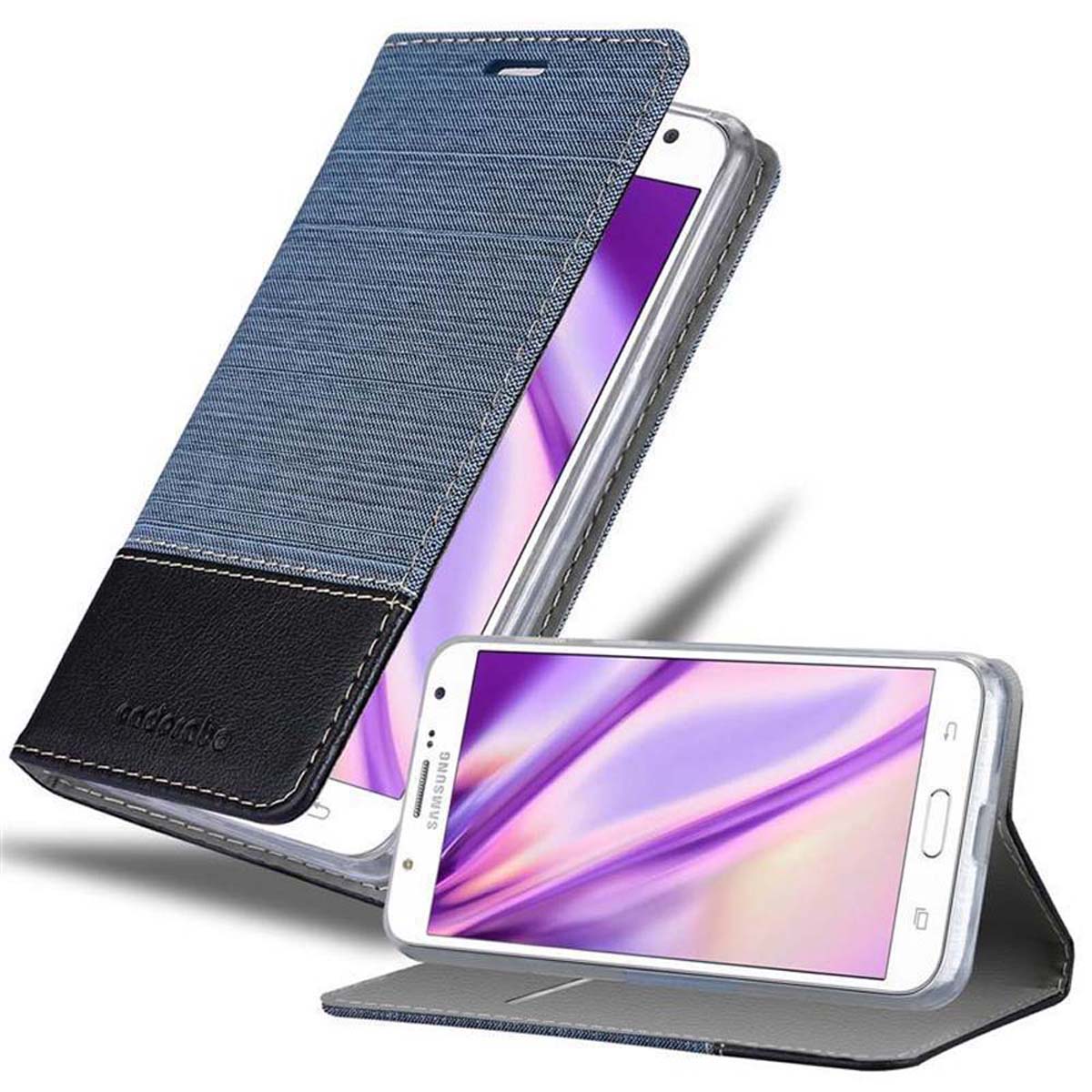 Case for Samsung Galaxy J7 2015 Protection Phone Cover Book Wallet Magnetic - Picture 11 of 13