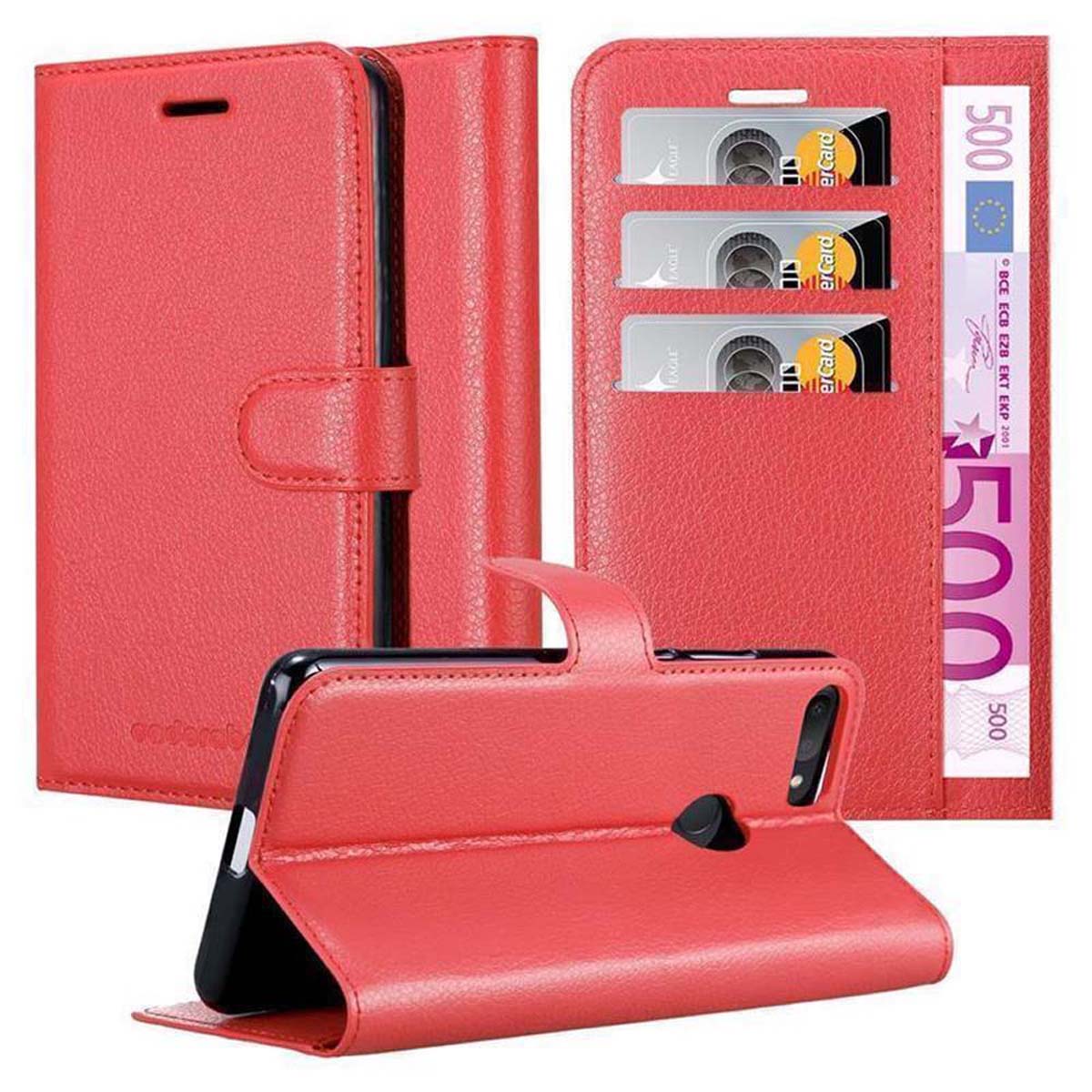 Case for Alcatel 1S 2019 Protection Book Wallet Phone Cover Magnetic - Picture 2 of 21