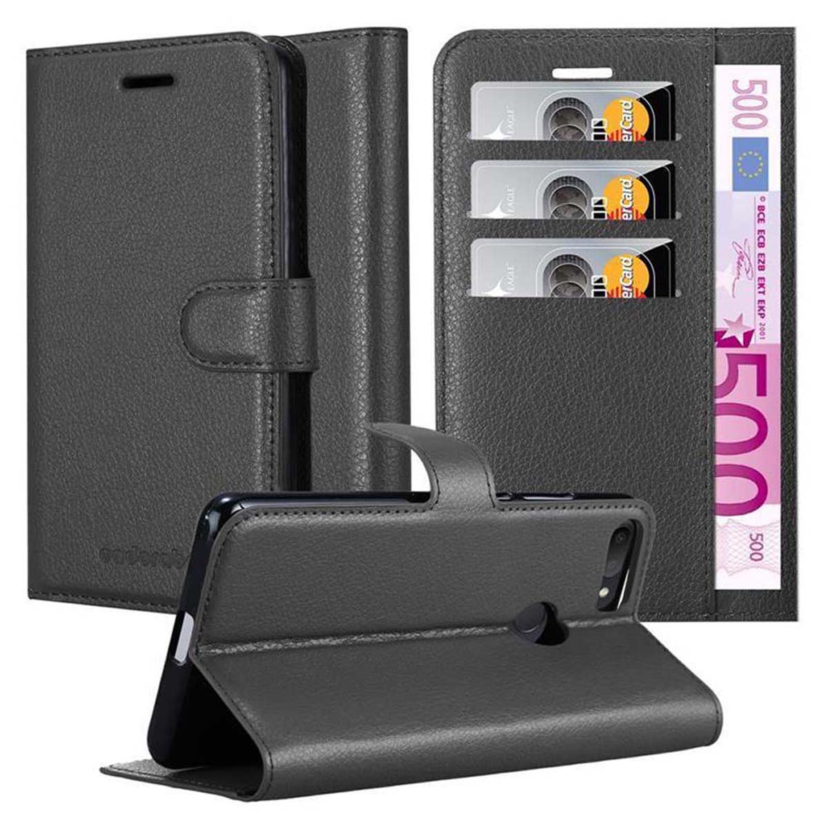 Case for Alcatel 1S 2019 Protection Book Wallet Phone Cover Magnetic - Picture 12 of 21