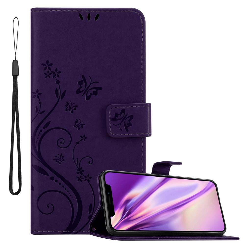 Hülle für Apple iPhone XS Handyhülle Schutz Blumen Book Wallet - Bild 11 von 37