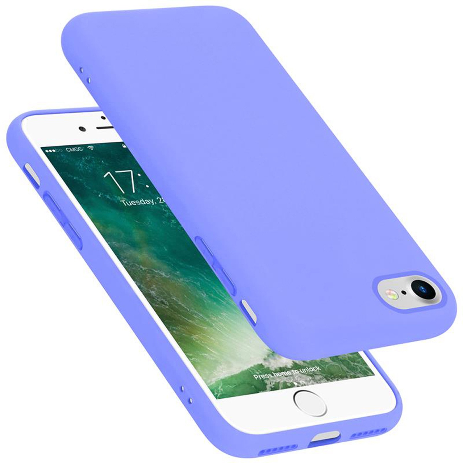 Custodia per Apple iPhone 7 / 7S / 8 / SE 2020 Protezione Cover Telefono TPU Silicone - Foto 25 di 47