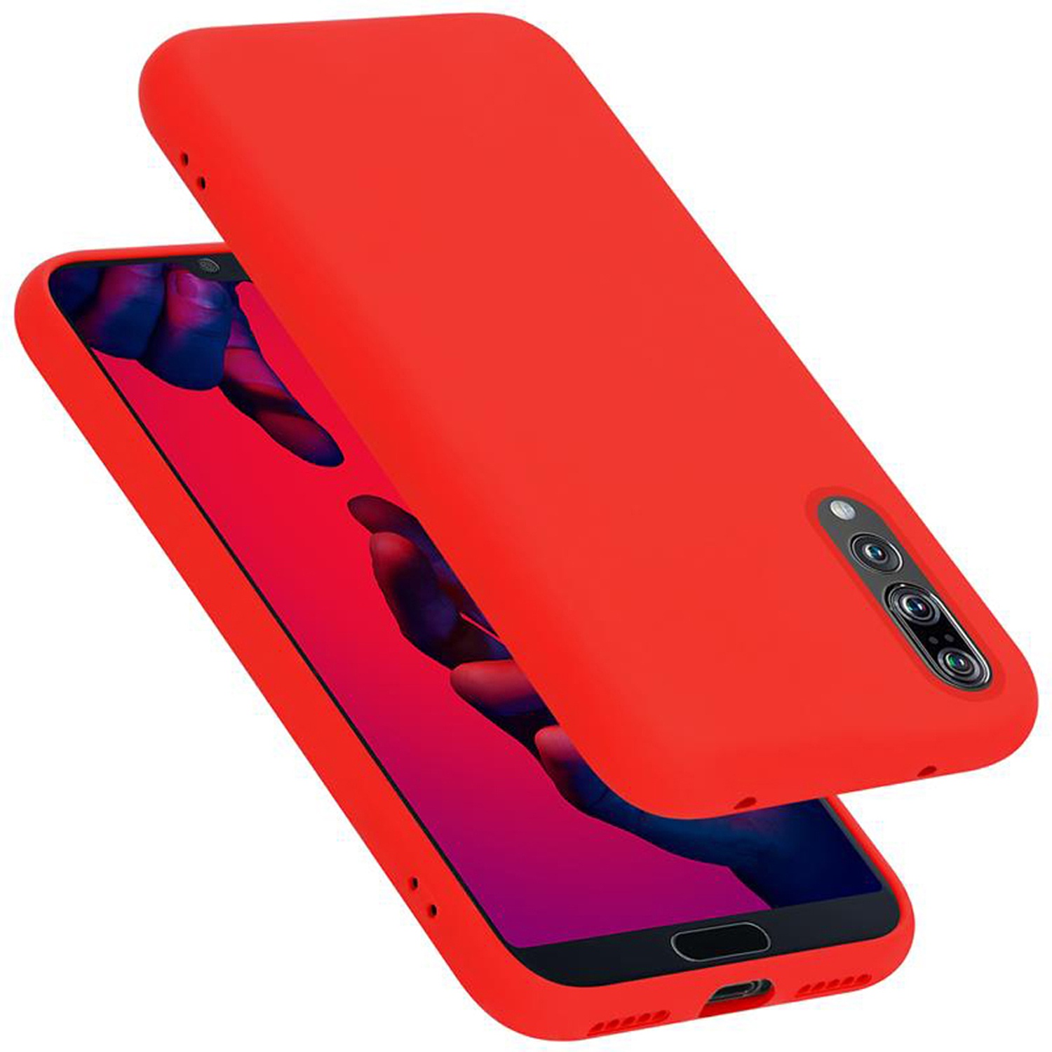 Funda para Huawei P20 PRO / P20 PLUS Protección Teléfono TPU Silicona Líquida - Imagen 48 de 62