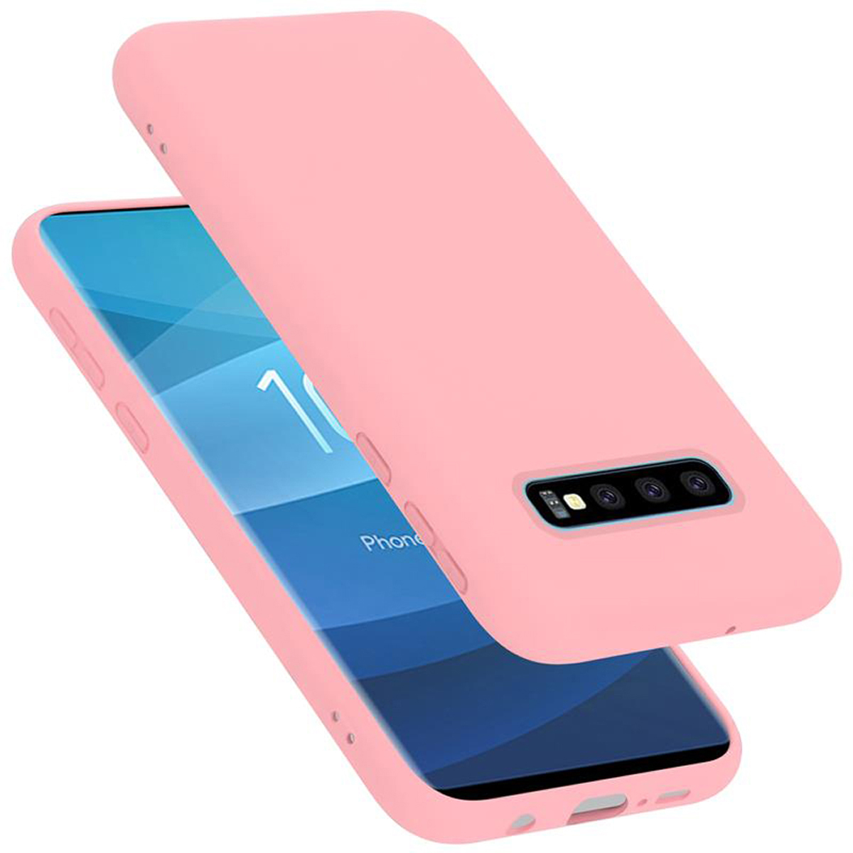 Case for Samsung Galaxy S10 PLUS Protection Phone Cover TPU Silicone Liquid - Imagen 35 de 54