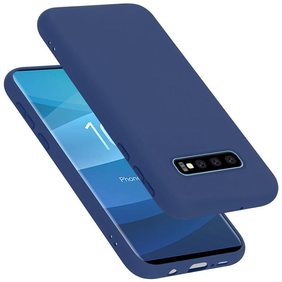Case for Samsung Galaxy S10 PLUS Protection Phone Cover TPU Silicone Liquid - Imagen 9 de 54