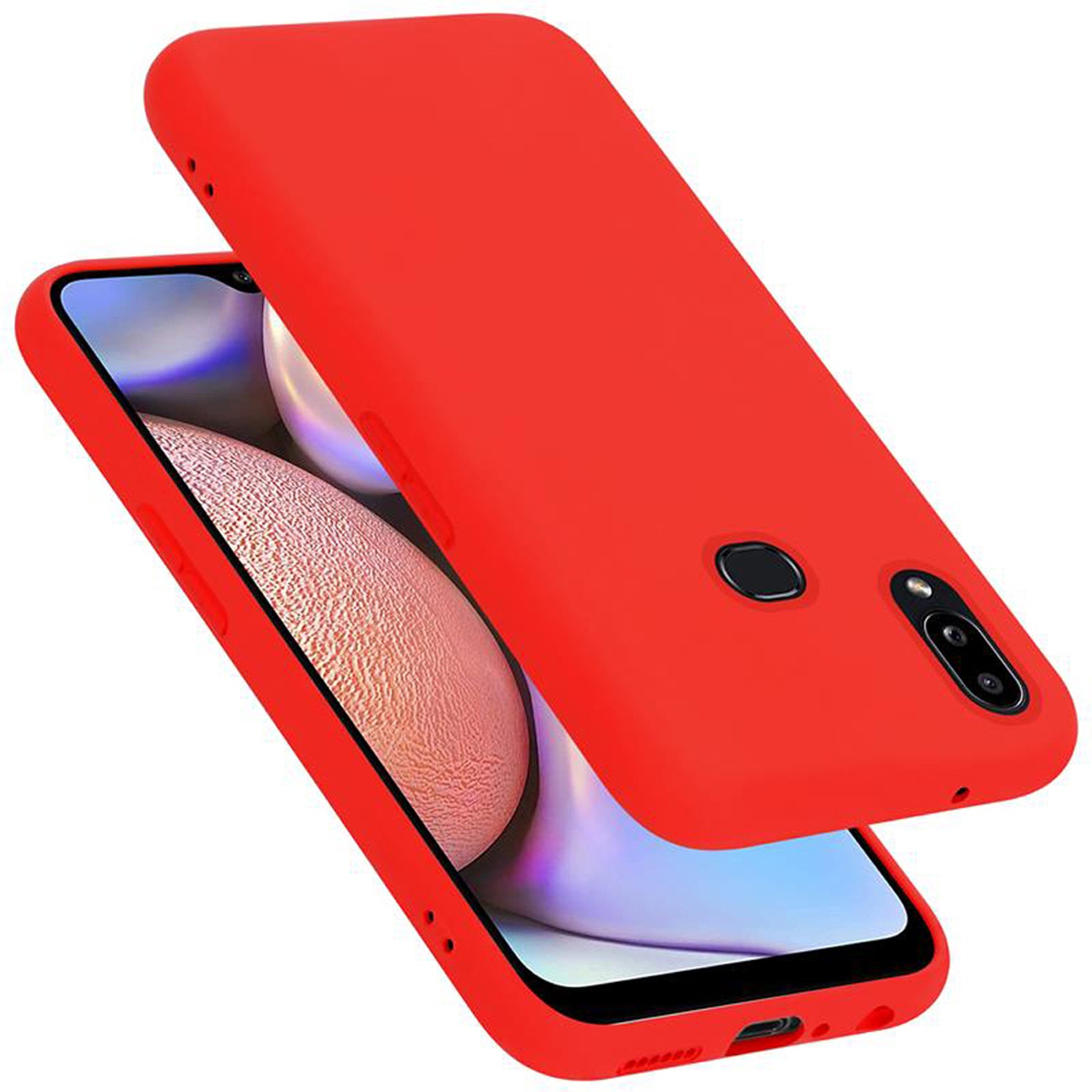 Custodia per Samsung Galaxy A10s / M01s protezione telefono cover TPU silicone liquido - Foto 48 di 62