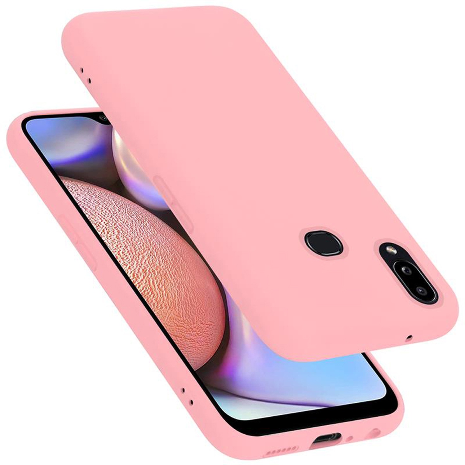 Custodia per Samsung Galaxy A10s / M01s protezione telefono cover TPU silicone liquido - Foto 40 di 62