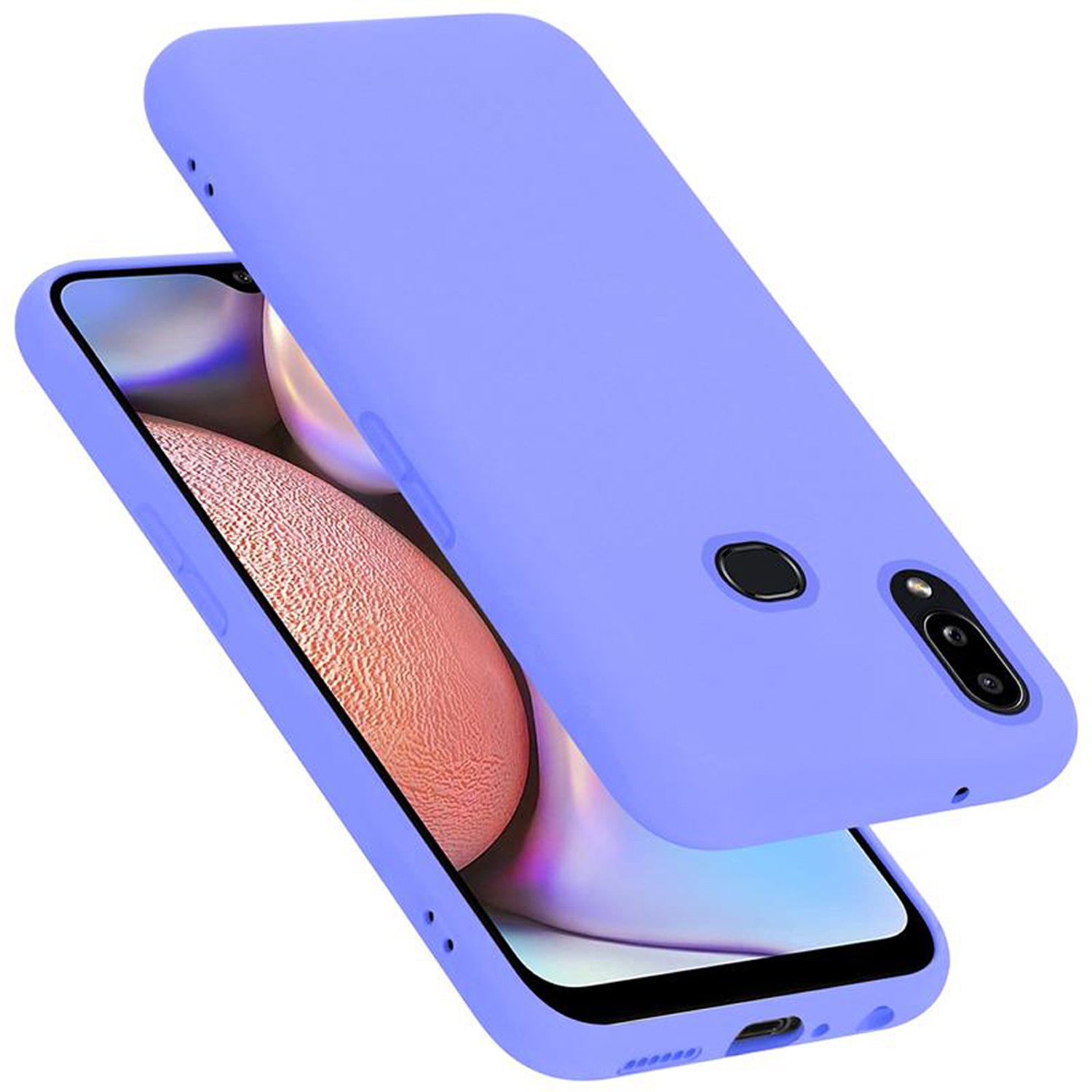 Custodia per Samsung Galaxy A10s / M01s protezione telefono cover TPU silicone liquido - Foto 32 di 62