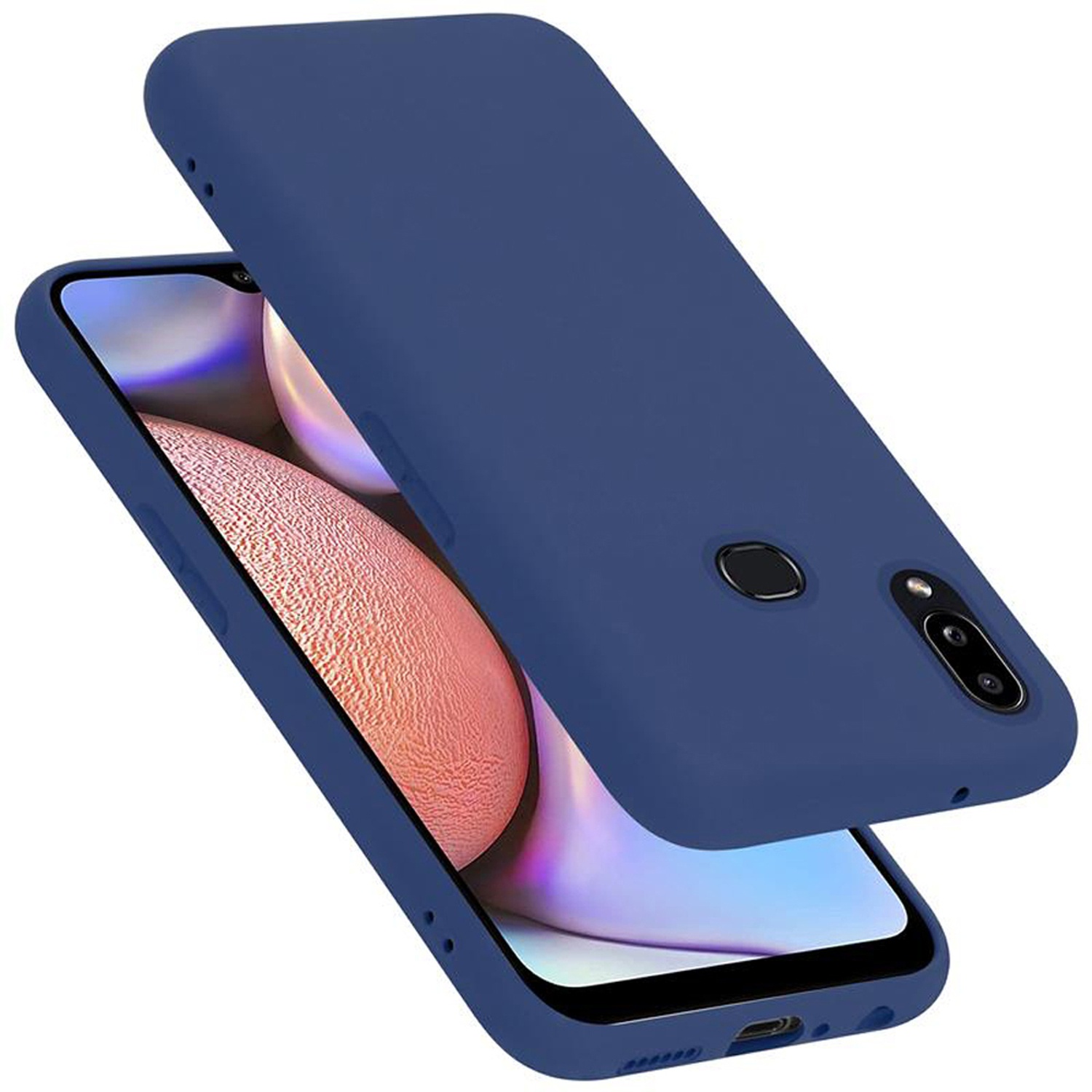 Custodia per Samsung Galaxy A10s / M01s protezione telefono cover TPU silicone liquido - Foto 10 di 62