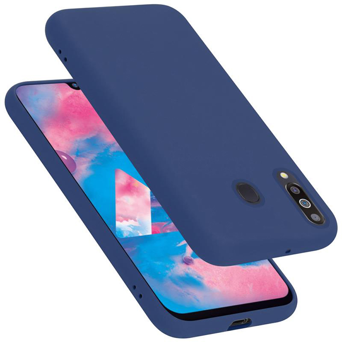 Hülle für Samsung Galaxy M30 / A40S Schutz Handyhülle TPU Silikon Flüssig - Bild 10 von 33