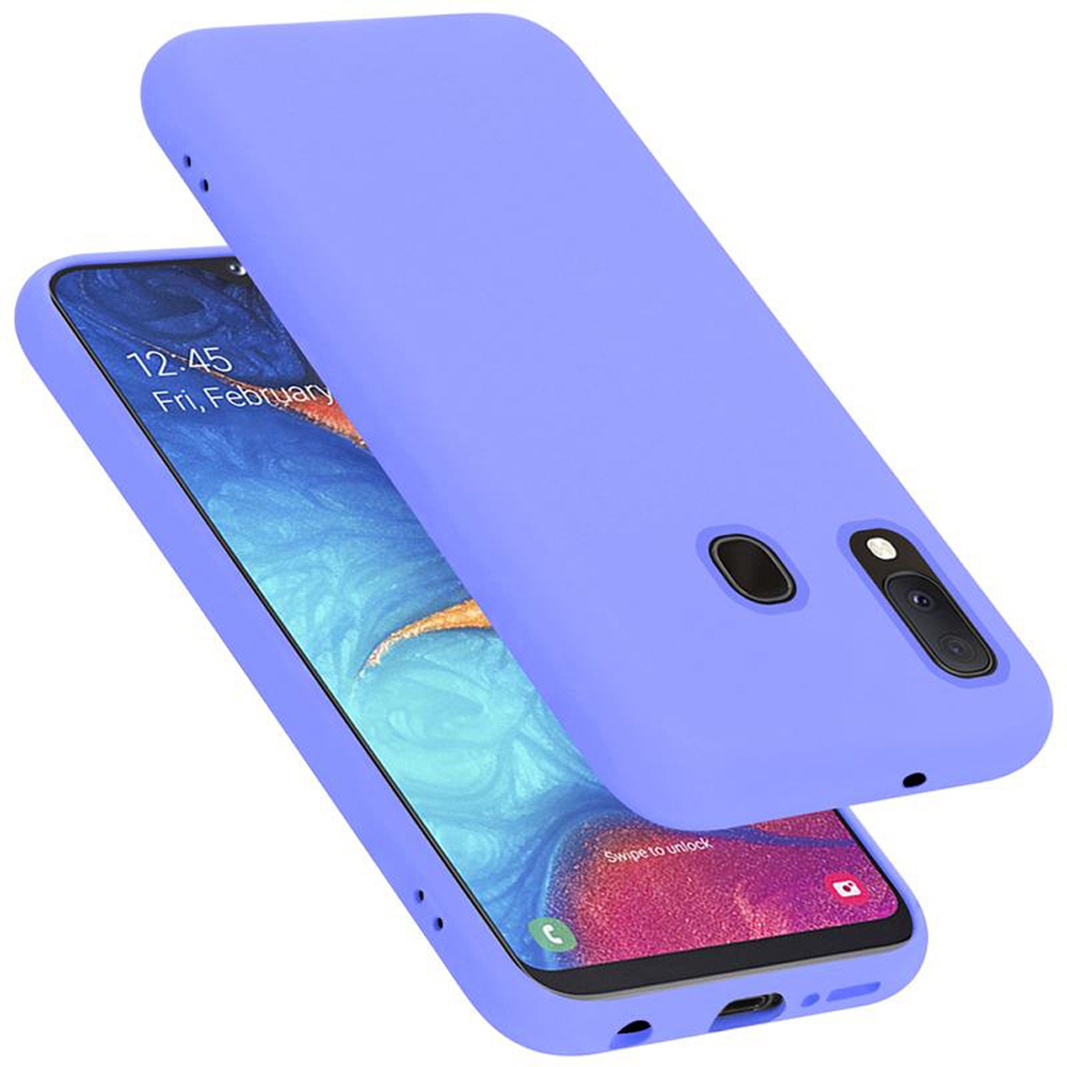 Case for Samsung Galaxy A20E Protection Phone Cover TPU Silicone Liquid - 第 18/41 張圖片