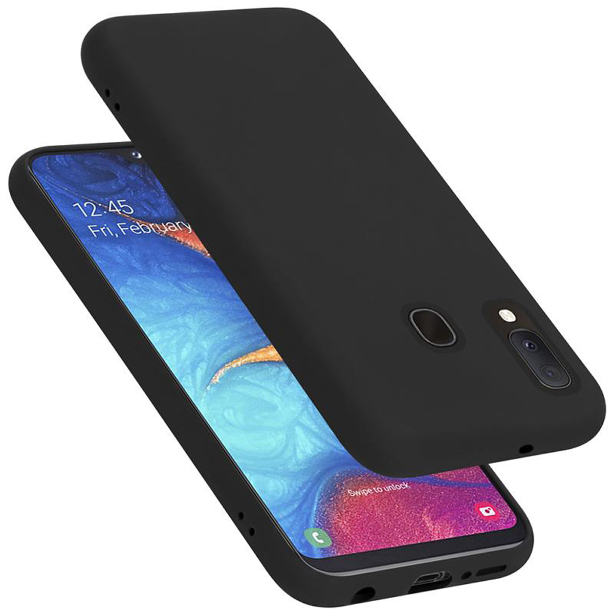 Case for Samsung Galaxy A20E Protection Phone Cover TPU Silicone Liquid - 第 2/41 張圖片