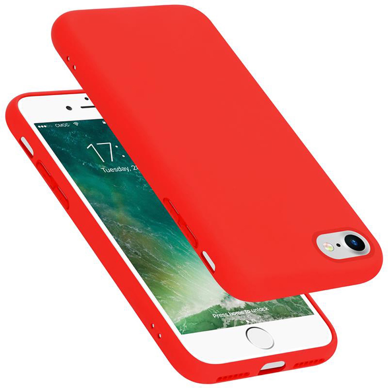 Custodia per Apple iPhone 7 / 7S / 8 / SE 2020 Protezione Cover Telefono TPU Silicone - Foto 33 di 47