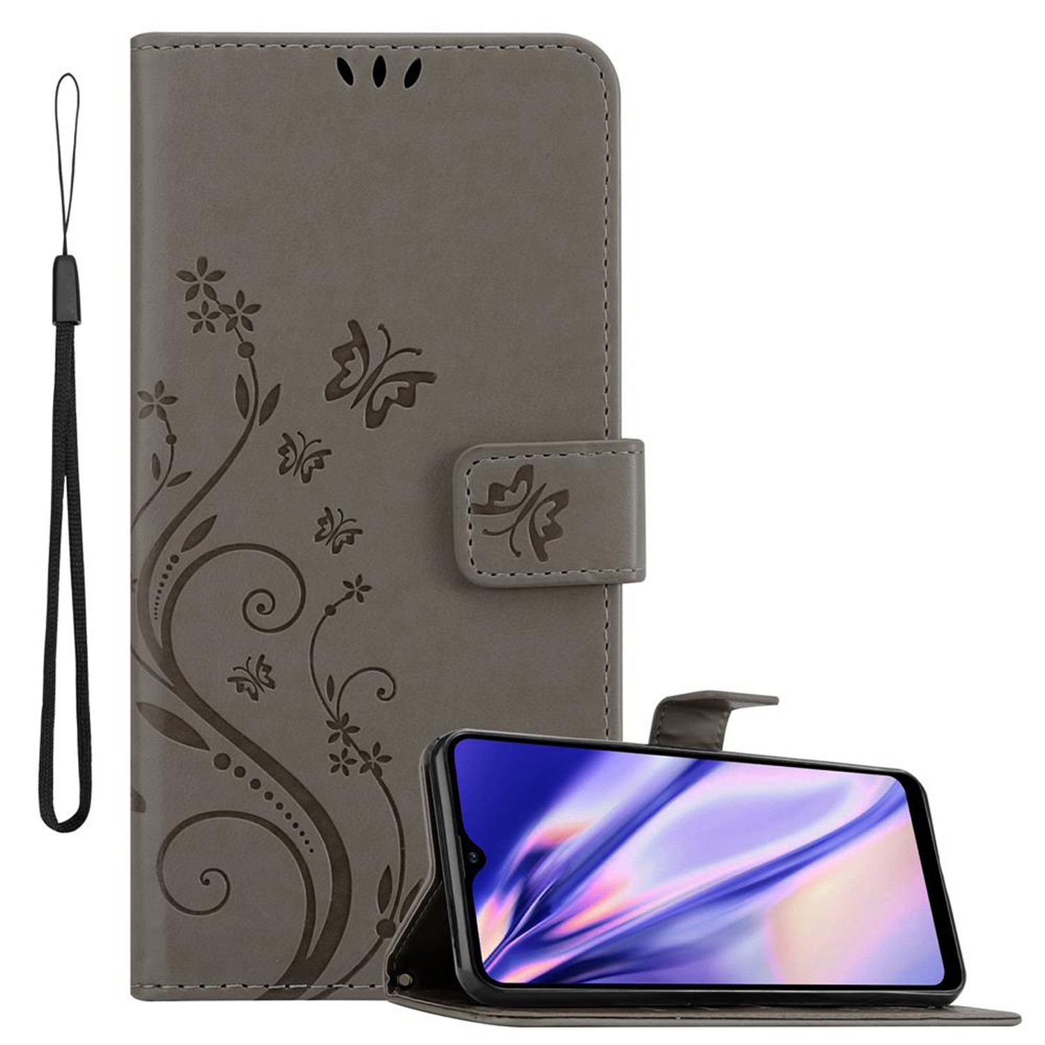 Case for Samsung Galaxy A21 Phone Cover Protection Flower Book Wallet - Photo 12 sur 41