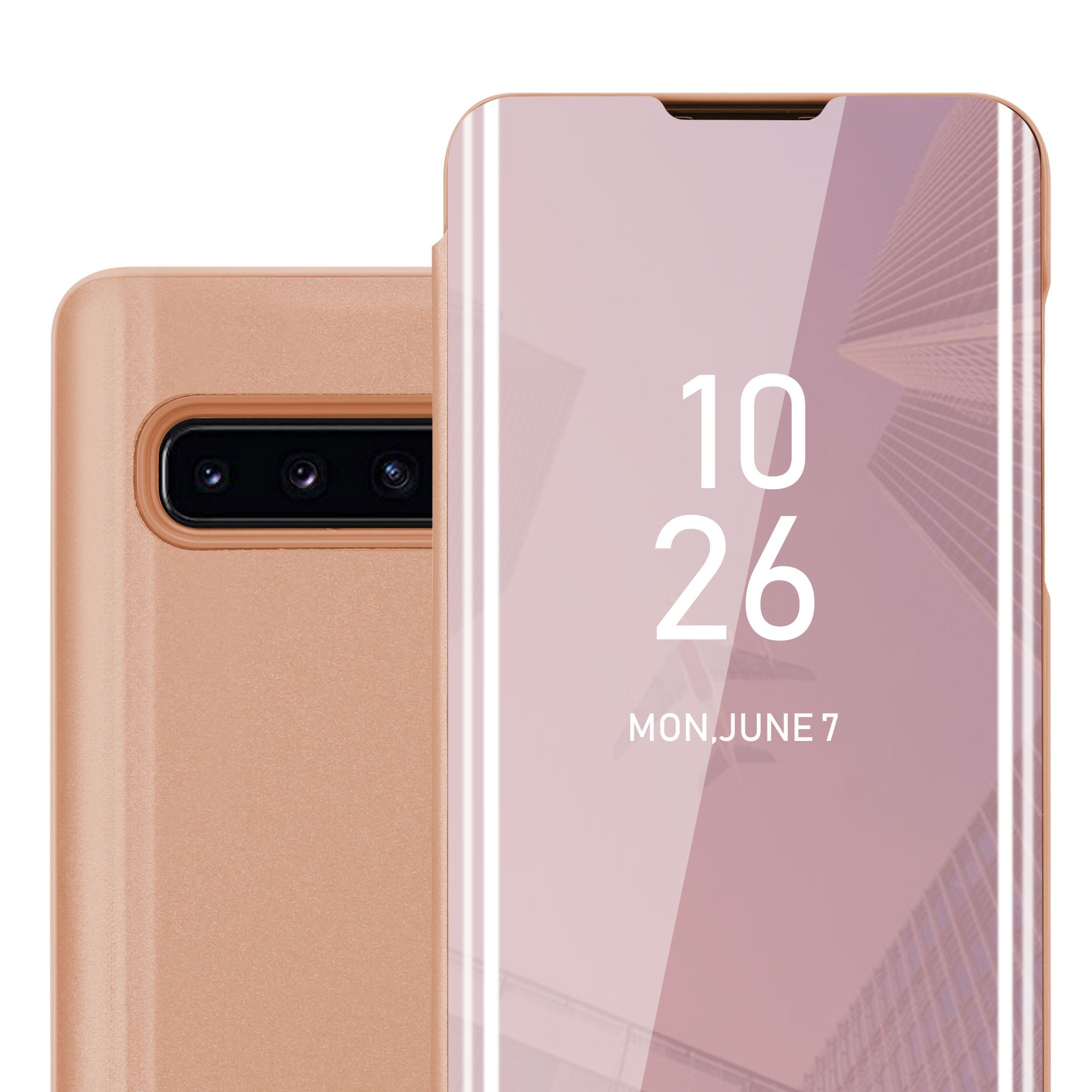 Hülle für Samsung Galaxy S10 Full Cover Handy Schutz Book Magnet - Bild 12 von 23