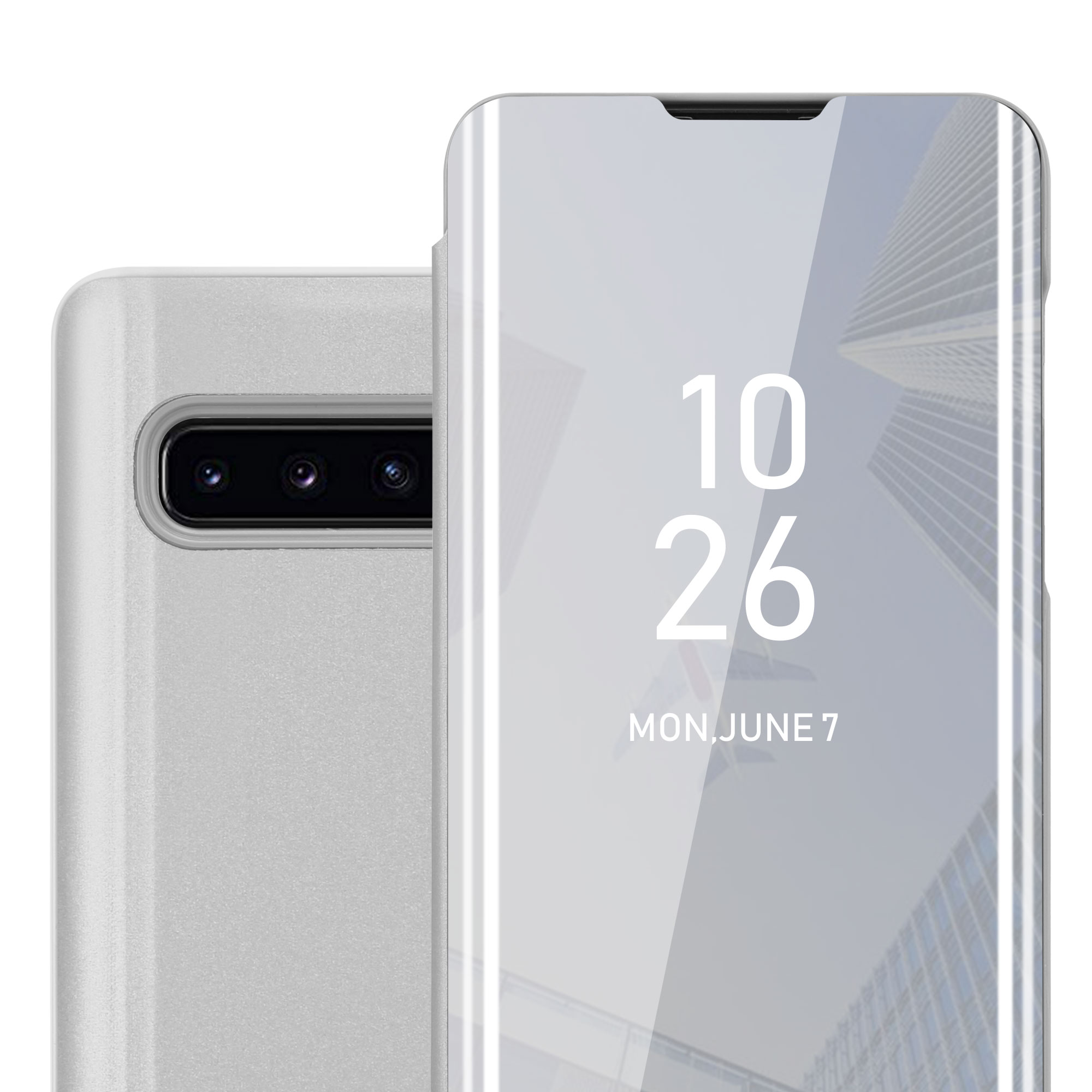 Hülle für Samsung Galaxy S10 Full Cover Handy Schutz Book Magnet - Bild 18 von 23