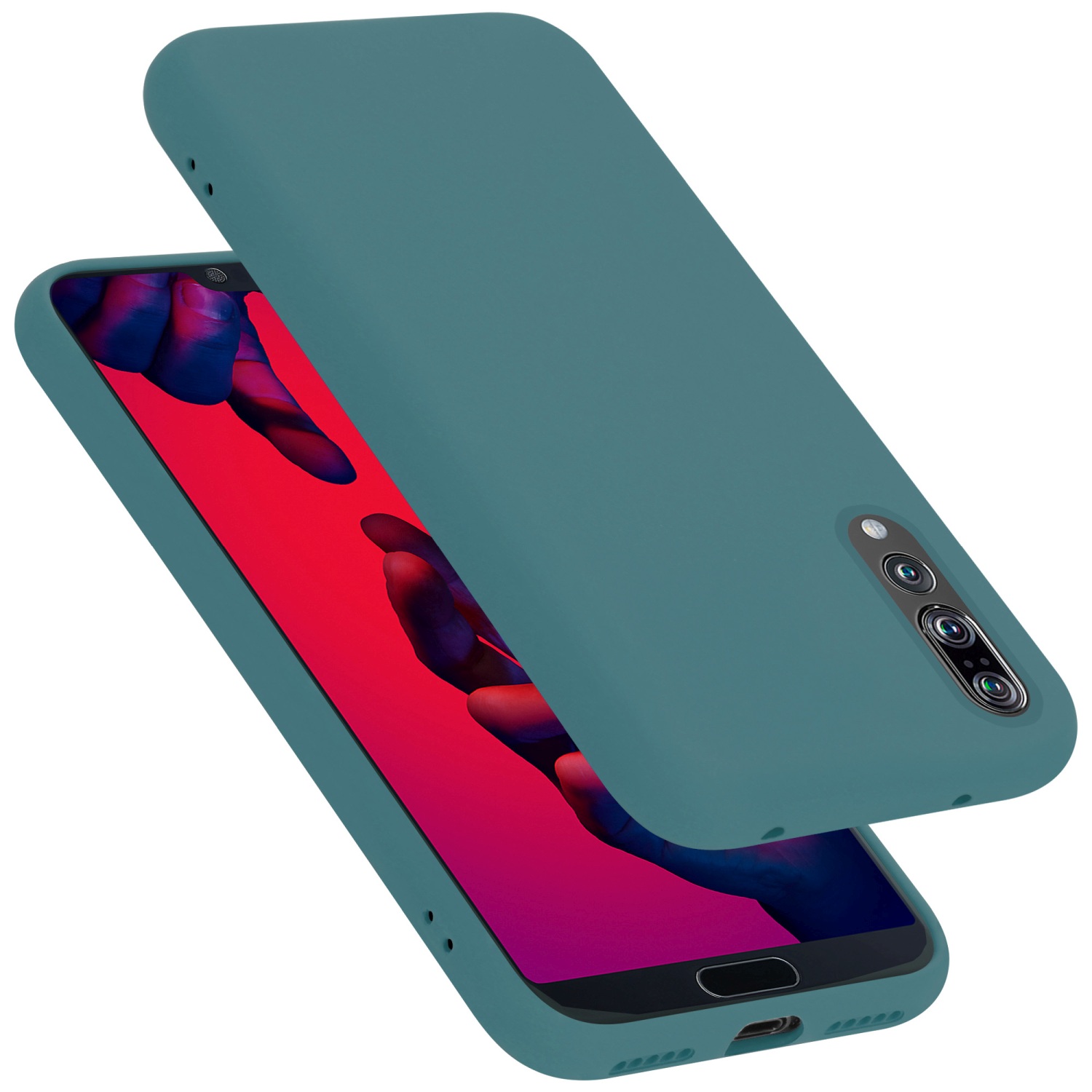 Funda para Huawei P20 PRO / P20 PLUS Protección Teléfono TPU Silicona Líquida - Imagen 18 de 62